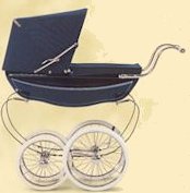 Photo of a Silver Cross Oberon Doll Carriage.